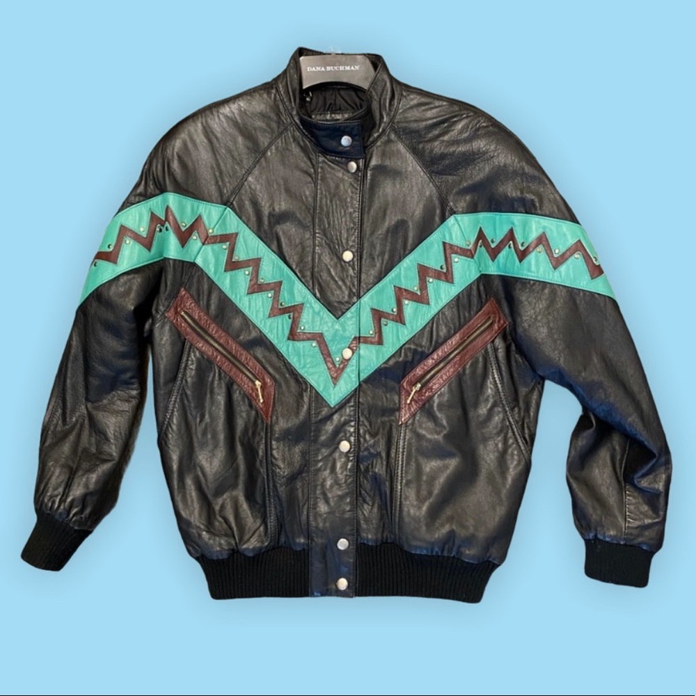 Vintage 80’s Rock Leather Jacket
